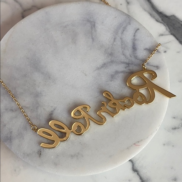 Gold “Rock’nRoll” Necklace - Picture 8 of 9